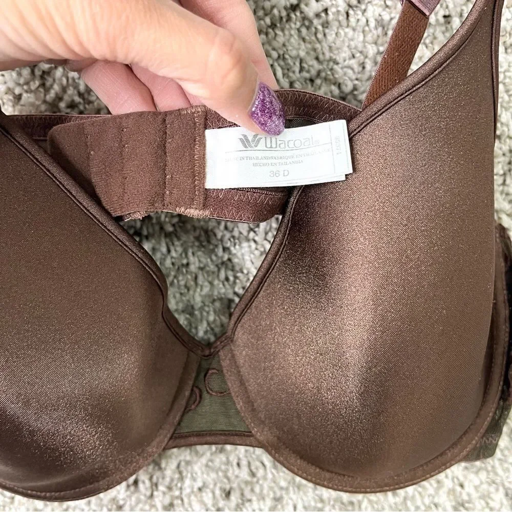 Wacoal Bra Women’s 36D Brown Demi Contour‎